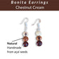 BONITA — Handmade Acai Seed Earrings - The Happy Elephant - Tagua Jewellery