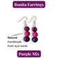 BONITA — Handmade Acai Seed Earrings - The Happy Elephant - Tagua Jewellery