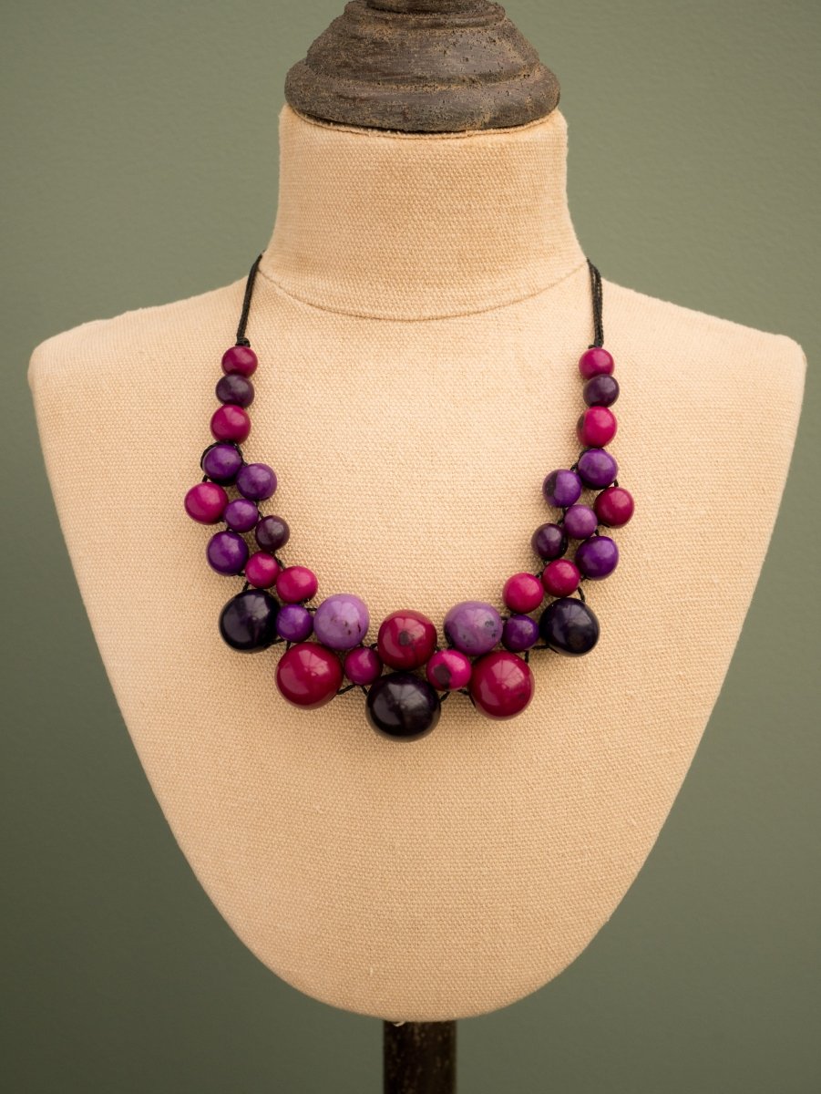 BONITA — Handmade Acai Seed Necklace - The Happy Elephant - Tagua Jewellery