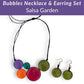BUBBLES — Handmade Tagua Statement Necklace & Earrings — 'Only One' - The Happy Elephant - Tagua Jewellery