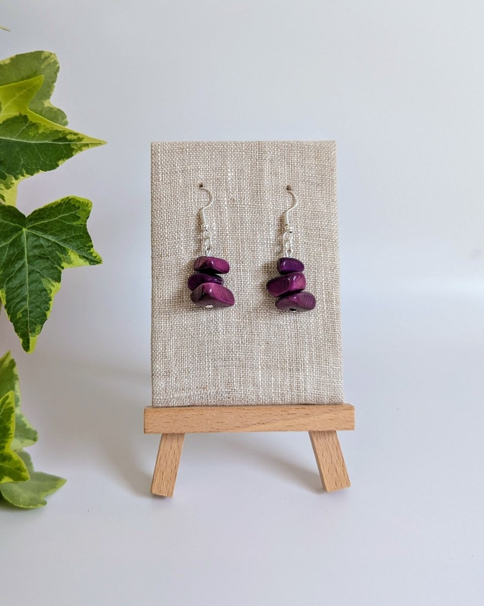 CAIRN — Handmade Tagua Earrings - The Happy Elephant - Tagua Jewellery