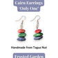 CAIRN — Handmade Tagua Earrings — 'Only One' - The Happy Elephant - Tagua Jewellery