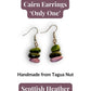 CAIRN — Handmade Tagua Earrings — 'Only One' - The Happy Elephant - Tagua Jewellery