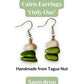 CAIRN — Handmade Tagua Earrings — 'Only One' - The Happy Elephant - Tagua Jewellery