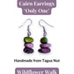 CAIRN — Handmade Tagua Earrings — 'Only One' - The Happy Elephant - Tagua Jewellery