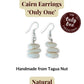 CAIRN — Handmade Tagua Earrings — 'Only One' - The Happy Elephant - Tagua Jewellery