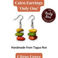 CAIRN — Handmade Tagua Earrings — 'Only One' - The Happy Elephant - Tagua Jewellery