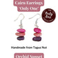 CAIRN — Handmade Tagua Earrings — 'Only One' - The Happy Elephant - Tagua Jewellery