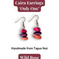 CAIRN — Handmade Tagua Earrings — 'Only One' - The Happy Elephant - Tagua Jewellery