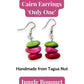 CAIRN — Handmade Tagua Earrings — 'Only One' - The Happy Elephant - Tagua Jewellery