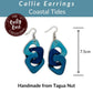 CALLIE — Handmade Tagua Earrings — 'Only One' - The Happy Elephant - Tagua Jewellery