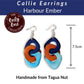 CALLIE — Handmade Tagua Earrings — 'Only One' - The Happy Elephant - Tagua Jewellery