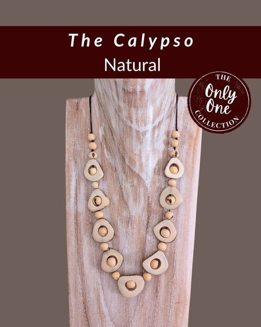 CALYPSO — Handmade Tagua Statement Necklace — 'Only One' - The Happy Elephant - Tagua Jewellery