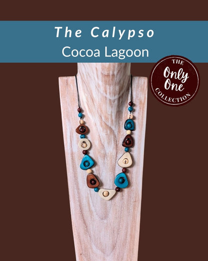 CALYPSO — Handmade Tagua Statement Necklace — 'Only One' - The Happy Elephant - Tagua Jewellery