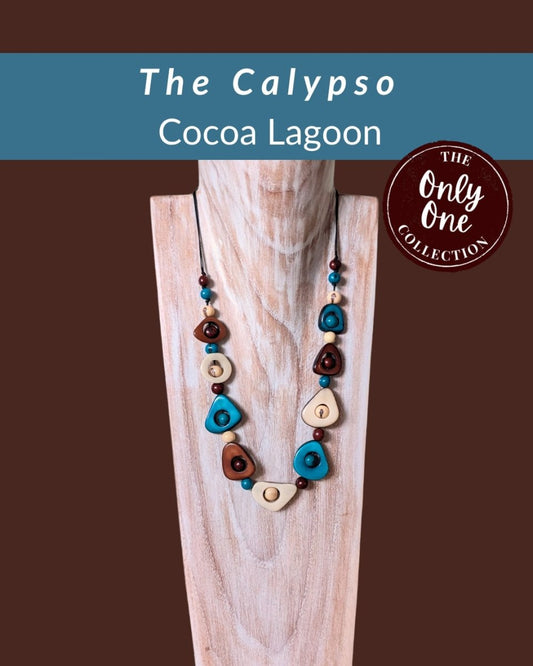 CALYPSO — Handmade Tagua Statement Necklace — 'Only One' - The Happy Elephant - Tagua Jewellery
