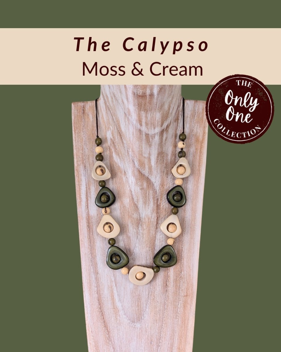 CALYPSO · Tagua Necklace · 'Only One' - The Happy Elephant - Tagua Jewellery