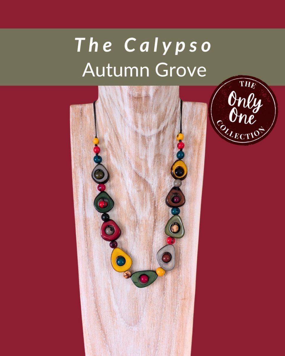 CALYPSO · Tagua Necklace · 'Only One' - The Happy Elephant - Tagua Jewellery