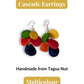 CASCADE — Handmade Tagua Earrings - The Happy Elephant - Tagua Jewellery