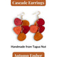 CASCADE — Handmade Tagua Earrings - The Happy Elephant - Tagua Jewellery