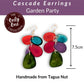 CASCADE — Handmade Tagua Earrings — 'Only One' - The Happy Elephant - Tagua Jewellery