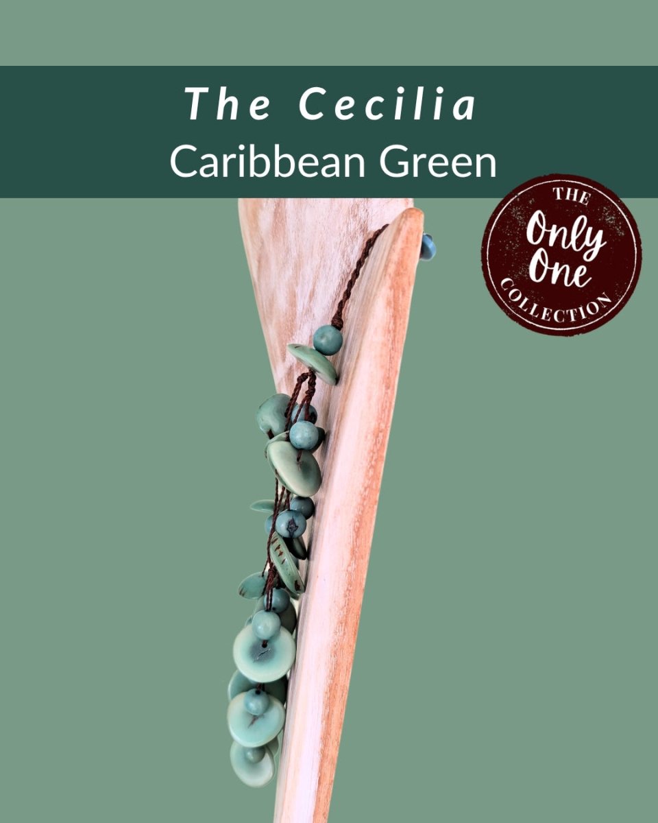 CECILIA — Handmade Tagua Statement Necklace — 'Only One' - The Happy Elephant - Tagua Jewellery