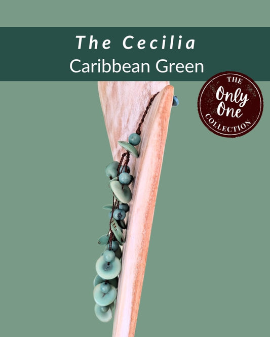 CECILIA — Handmade Tagua Statement Necklace — 'Only One' - The Happy Elephant - Tagua Jewellery
