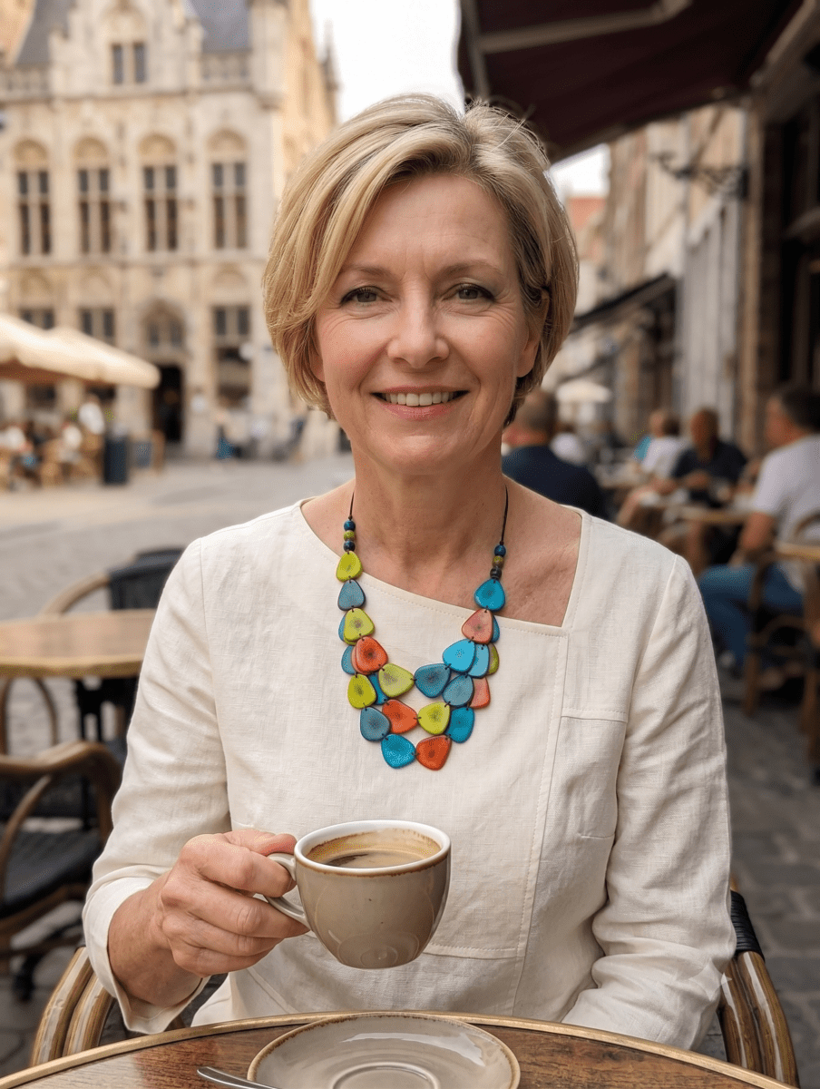 CHICA 3-STRAND — Handmade Tagua Statement Necklace — 'Only One' - The Happy Elephant - Tagua Jewellery