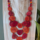 CHICA 3 - STRAND — Handmade Tagua Statement Necklace — 'Only One' - The Happy Elephant - Tagua Jewellery