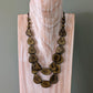 CHICA & EARRINGS — Handmade Tagua Statement Necklace — 'Only One' - The Happy Elephant - Tagua Jewellery