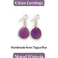 CHICA — Handmade Tagua Earrings - The Happy Elephant - Tagua Jewellery