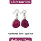 CHICA — Handmade Tagua Earrings - The Happy Elephant - Tagua Jewellery