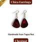 CHICA — Handmade Tagua Earrings - The Happy Elephant - Tagua Jewellery