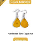 CHICA — Handmade Tagua Earrings - The Happy Elephant - Tagua Jewellery