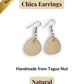CHICA — Handmade Tagua Earrings - The Happy Elephant - Tagua Jewellery