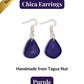 CHICA — Handmade Tagua Earrings - The Happy Elephant - Tagua Jewellery