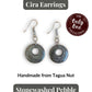 CIRA — Handmade Tagua Earrings — 'Only One' - The Happy Elephant - Tagua Jewellery