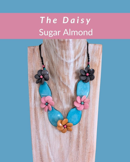 DAISY — Handmade Tagua Statement Necklace — 'Only One' - The Happy Elephant - Tagua Jewellery