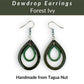 DEWDROP — Handmade Tagua Earrings - The Happy Elephant - Tagua Jewellery