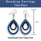DEWDROP — Handmade Tagua Earrings - The Happy Elephant - Tagua Jewellery