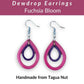 DEWDROP — Handmade Tagua Earrings - The Happy Elephant - Tagua Jewellery