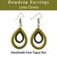 DEWDROP — Handmade Tagua Earrings - The Happy Elephant - Tagua Jewellery