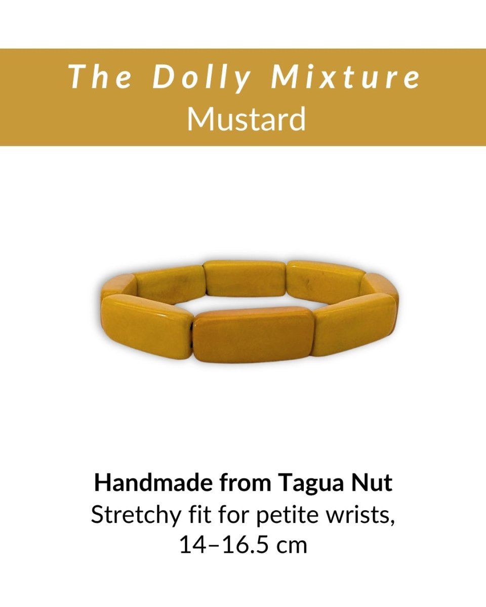 DOLLY MIXTURE · Handmade Tagua Bracelet - The Happy Elephant - Tagua Jewellery
