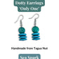 DOTTY — Handmade Tagua Earrings — 'Only One' - The Happy Elephant - Tagua Jewellery