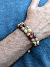 Load image into Gallery viewer, Double Stranded Acai Seed Bracelet - The Happy Elephant - Tagua Jewellery
