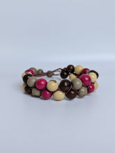 Load image into Gallery viewer, Double Stranded Acai Seed Bracelet - The Happy Elephant - Tagua Jewellery
