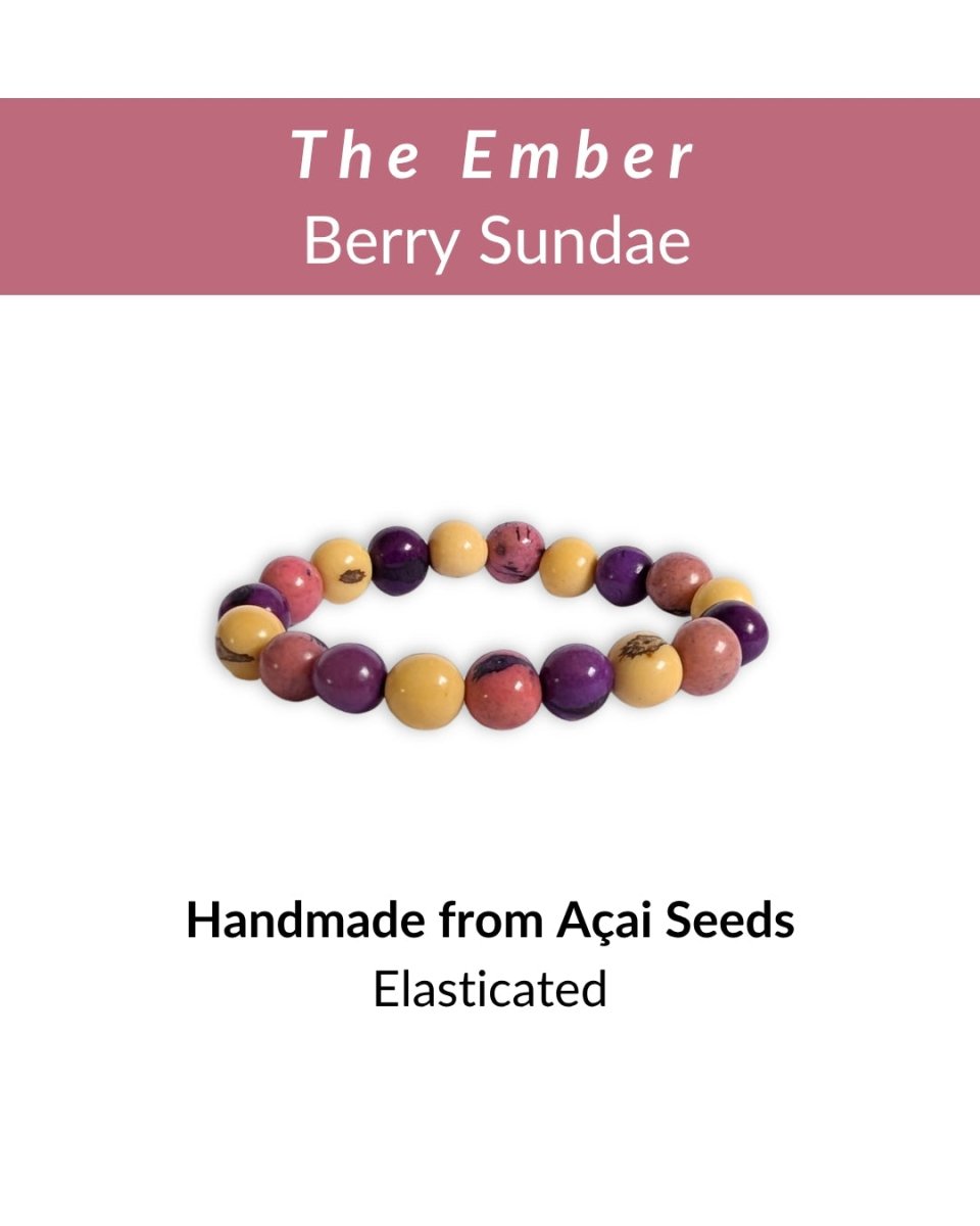 EMBER — Handmade Acai Seed Bracelet - The Happy Elephant - Tagua Jewellery