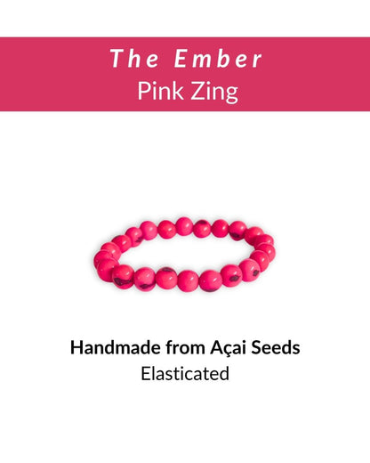 EMBER — Handmade Acai Seed Bracelet - The Happy Elephant - Tagua Jewellery