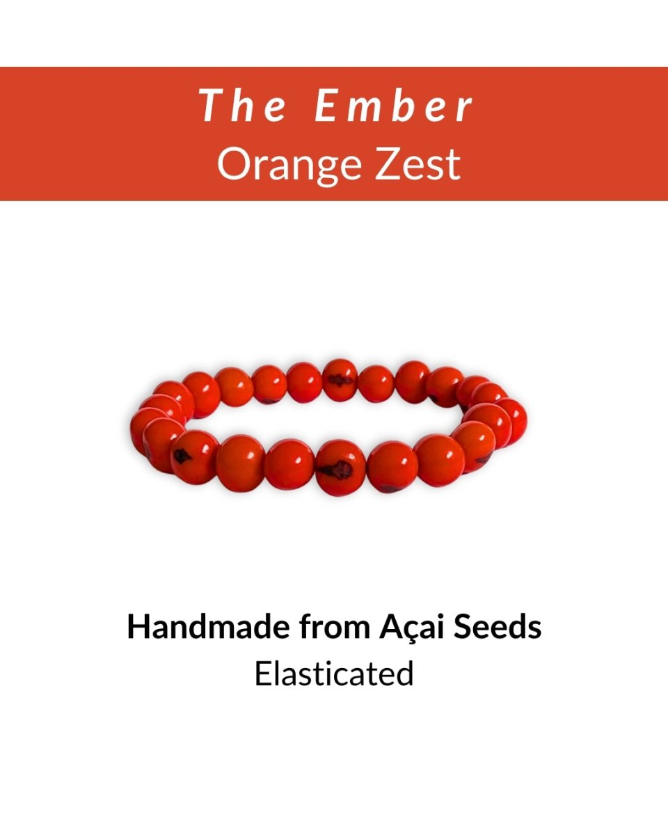 EMBER — Handmade Acai Seed Bracelet - The Happy Elephant - Tagua Jewellery