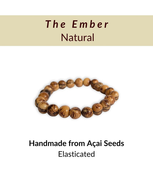 EMBER — Handmade Acai Seed Bracelet - The Happy Elephant - Tagua Jewellery