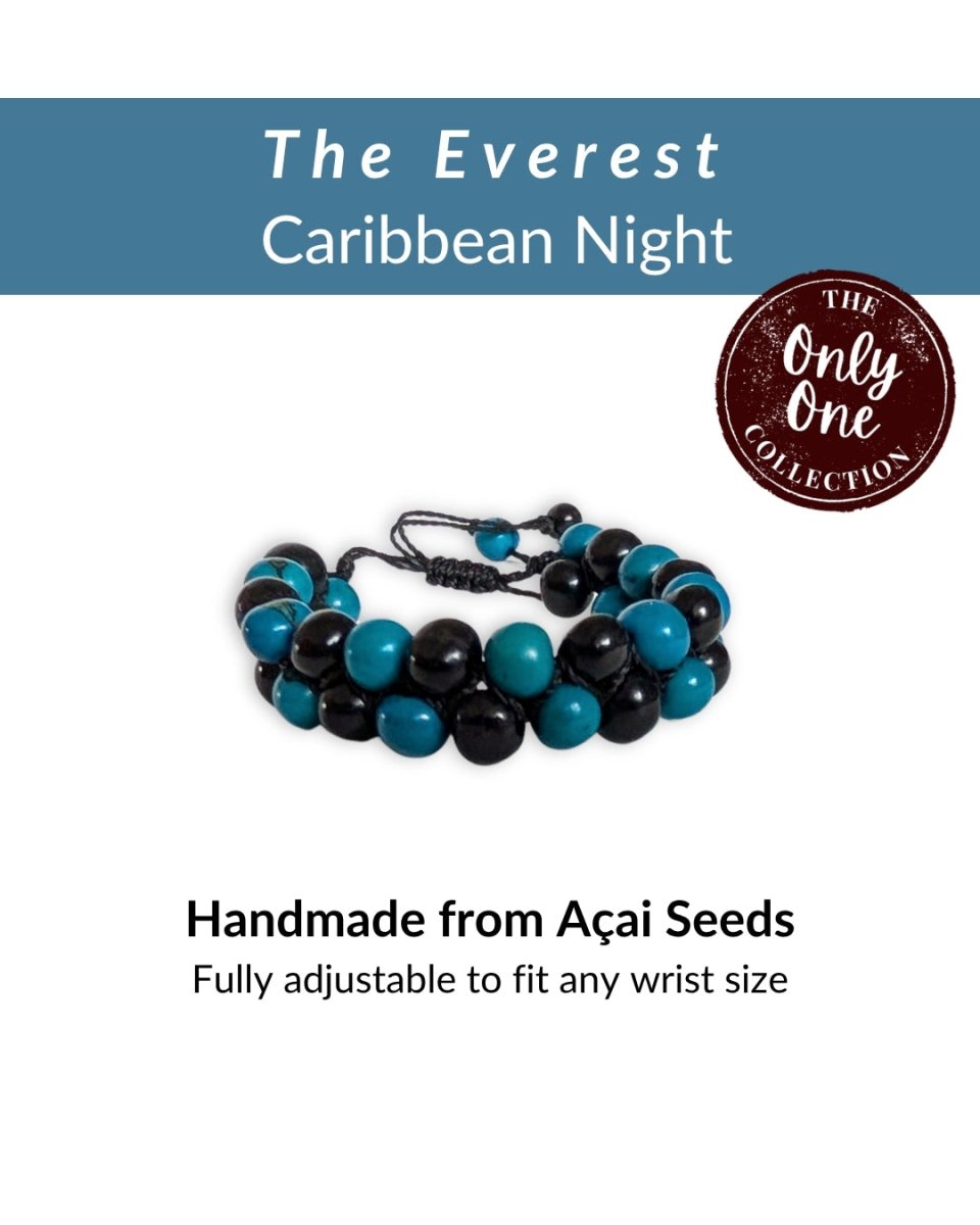EVEREST · Handmade Acai Bracelet · 'Only One' - The Happy Elephant - Tagua Jewellery